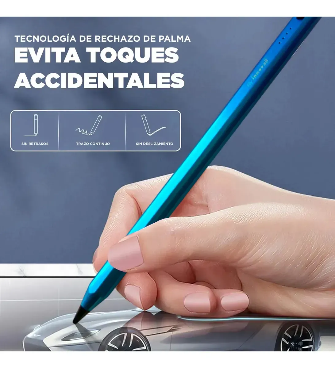 Lápiz Óptico Stylus Pen Pro Precisión Milimétrica Rechazo De Palma - Universal img #5