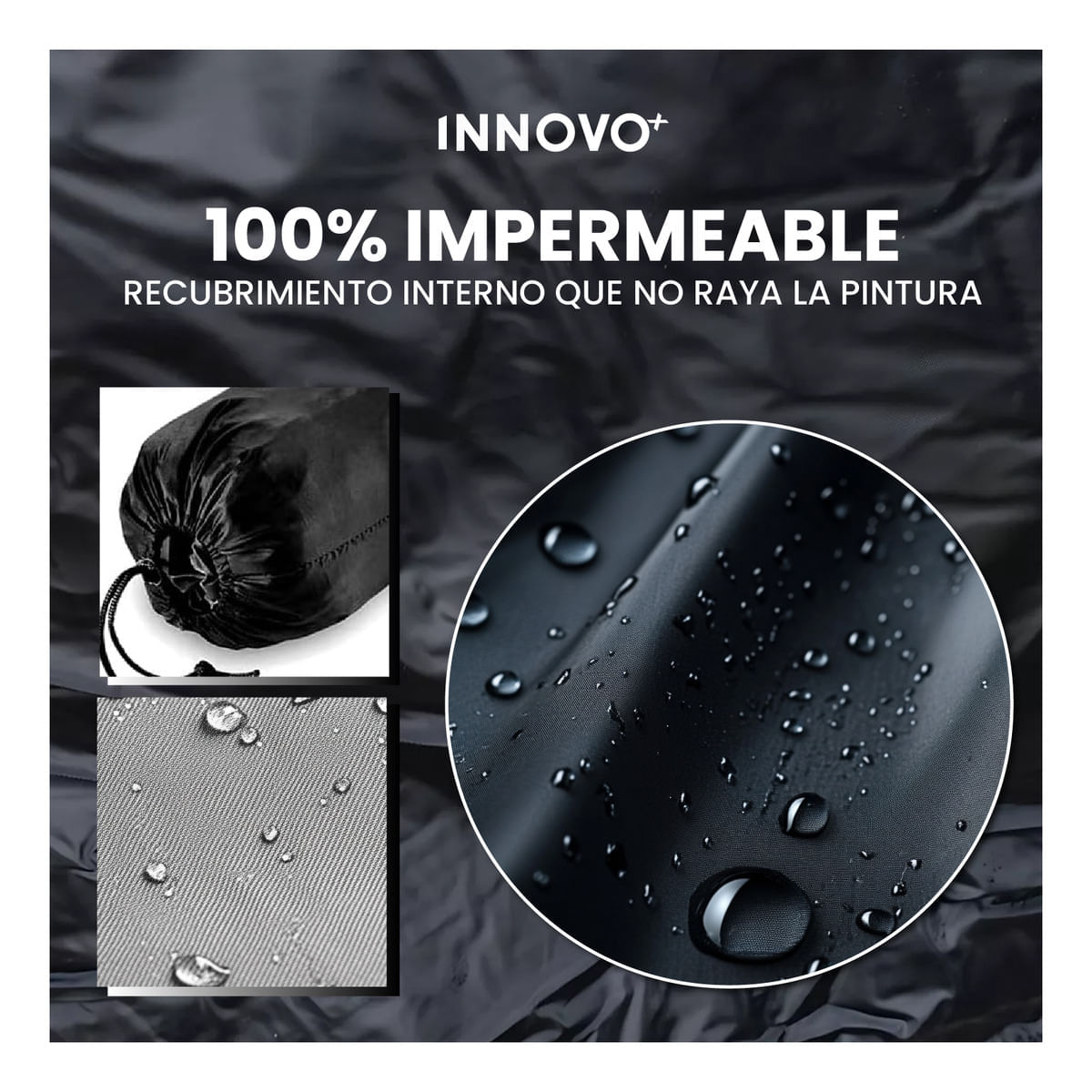 Funda Impermeable Para Moto Con Candado De Disco Antirrobo Protector Exterior Resistente img #7