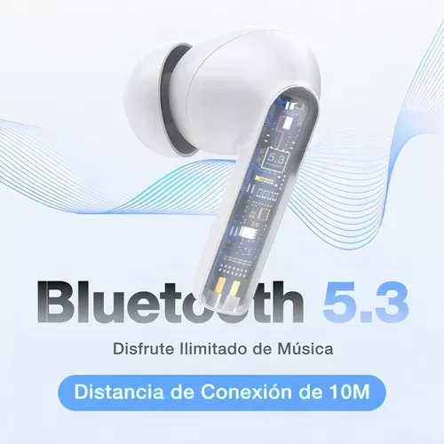 Audífonos In-ear Inalámbricos Bluetooth 1hora Aut206 Color Blanco img #4