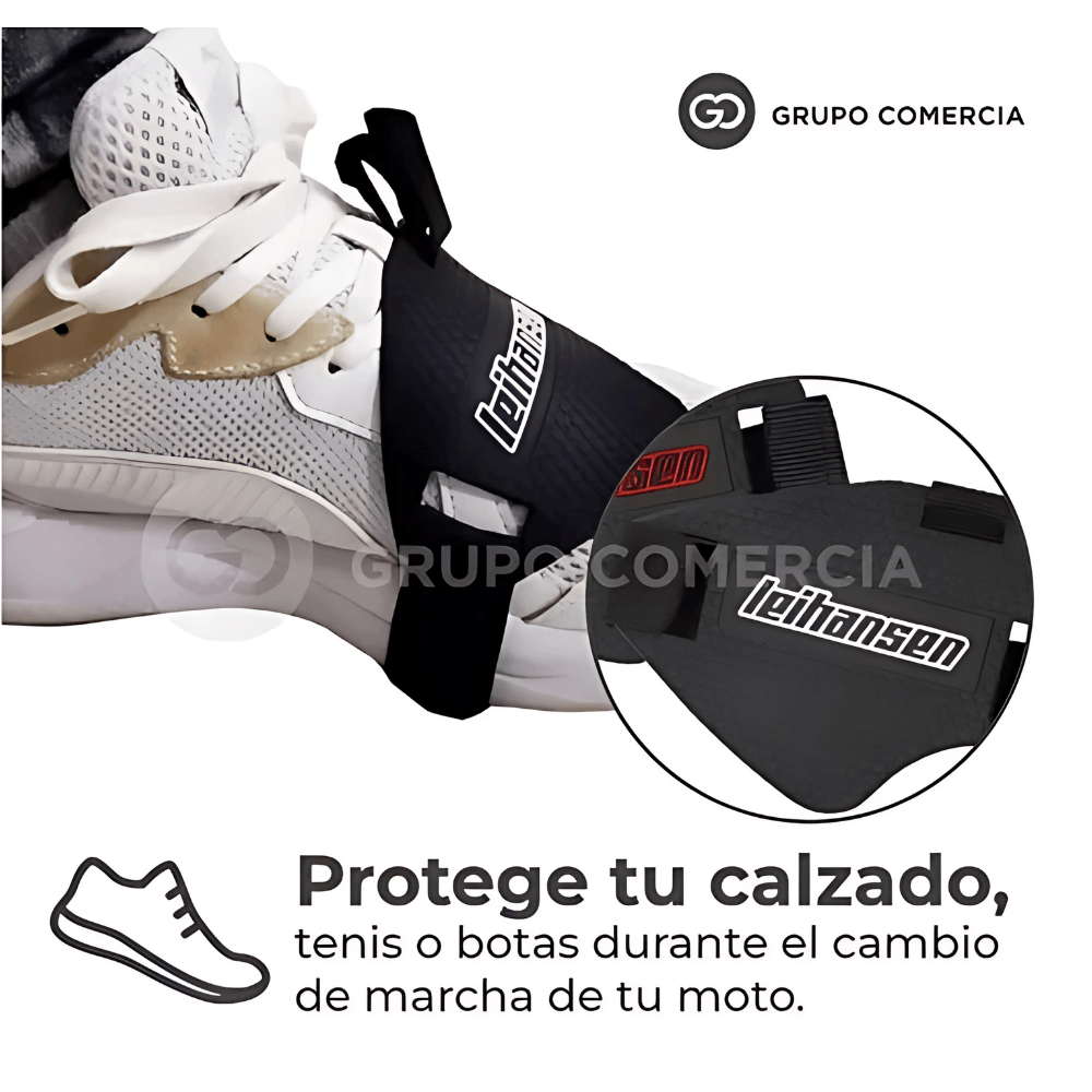 Combo Candado De Disco Con Alarma + Protección De Calzado Para Moto img #5