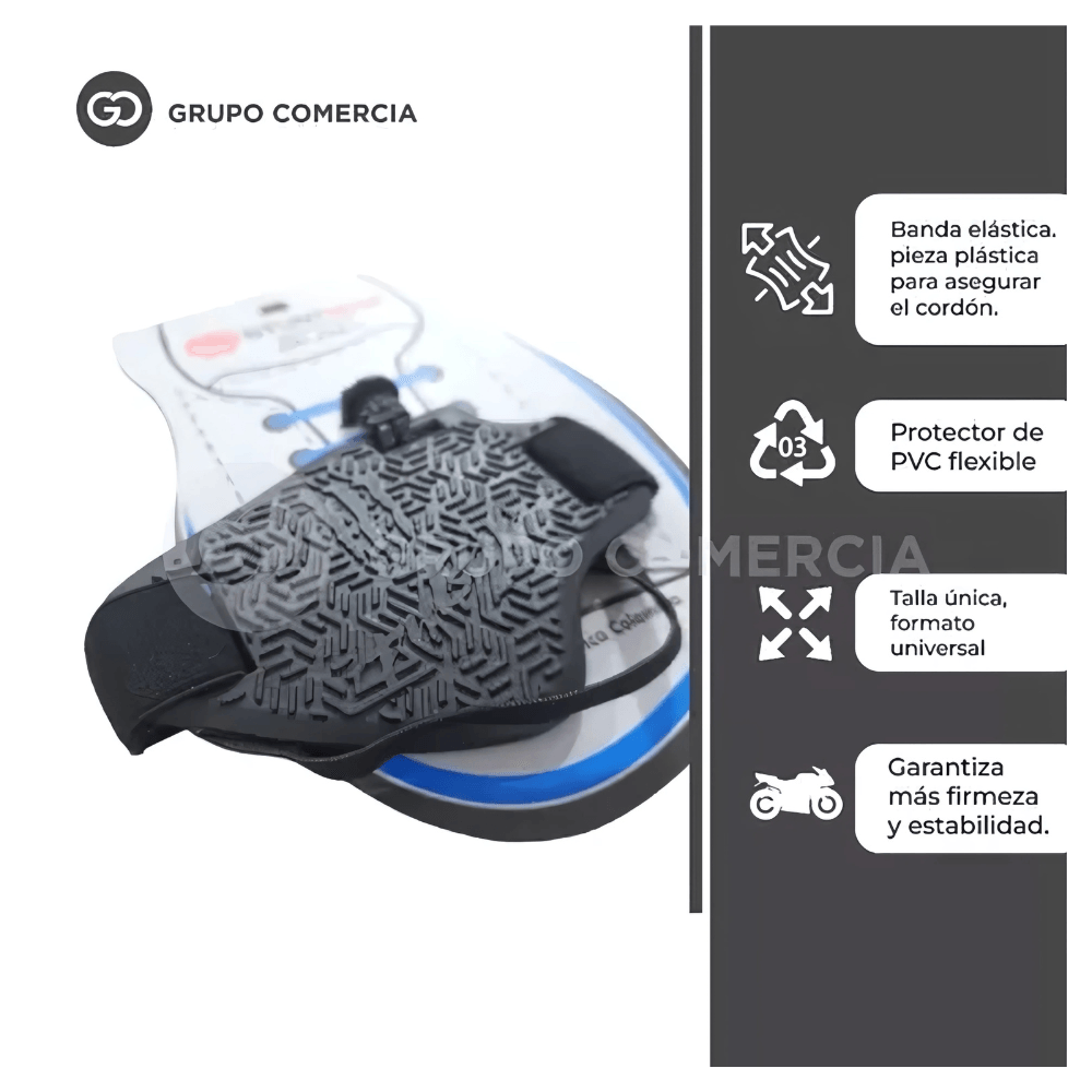 Combo Candado De Disco Con Alarma + Protección De Calzado Para Moto img #6