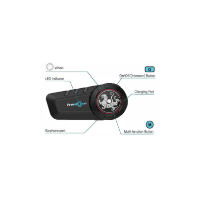 Intercomunicador Bluetooth FreedConn KY-PRO Moto Cascos, Llamadas y Música HD img #3