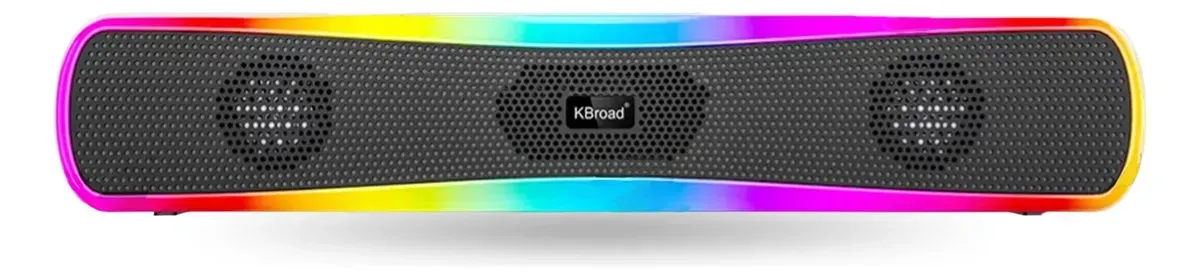 Barra De Sonido Parlante Rgb Kts-1892 Sonido Envolvente Bluetooth Negro 110v Negro 110v img #1
