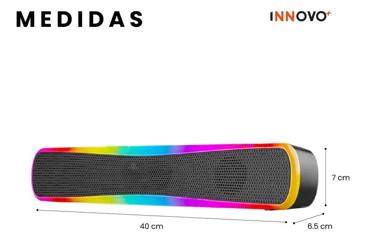 Barra De Sonido Parlante Rgb Kts-1892 Sonido Envolvente Bluetooth Negro 110v Negro 110v img #4