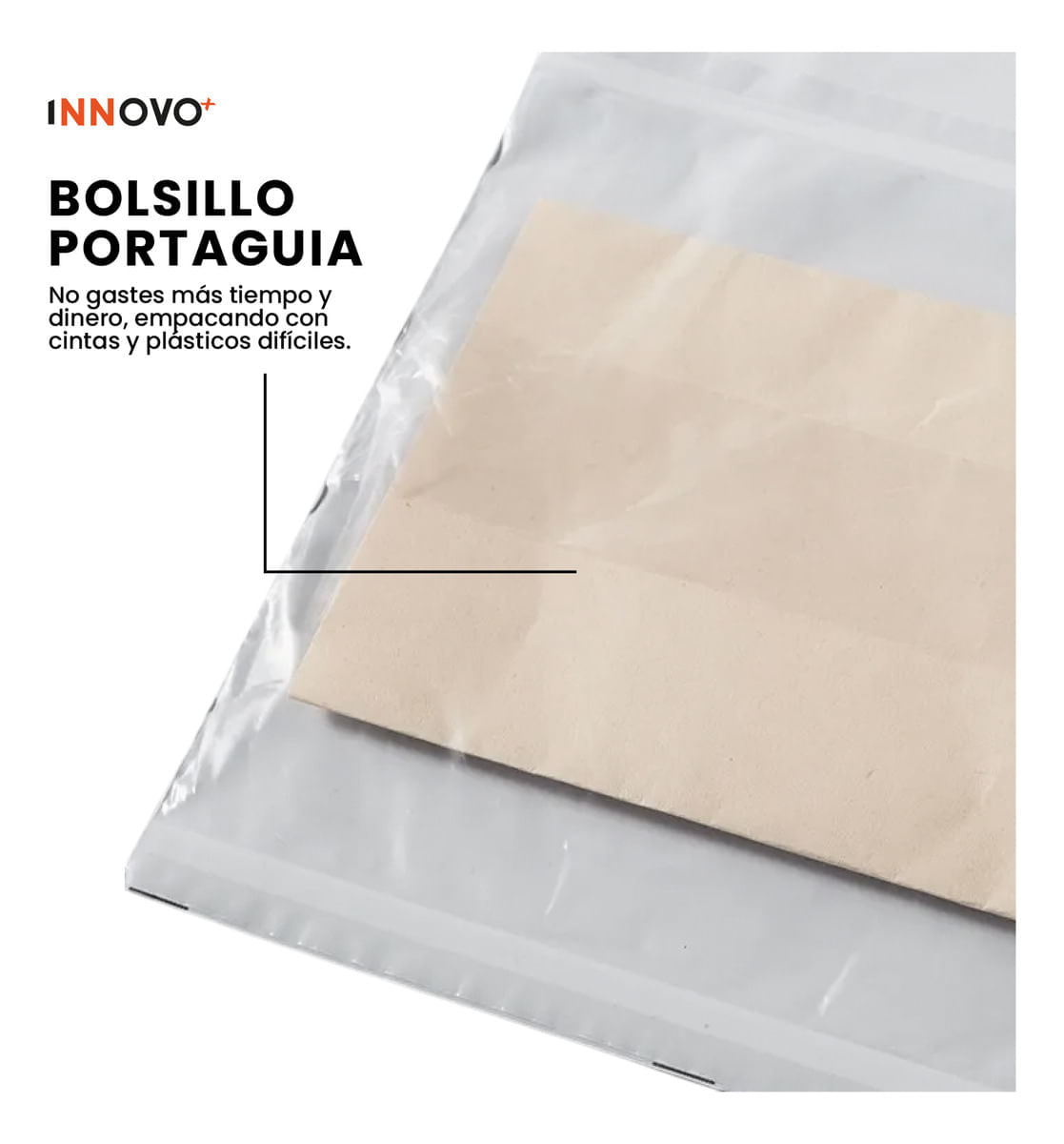 Bolsas De Seguridad Porta Guía Para Mensajería 45 X 35 Ecommerce Biodegradable img #6