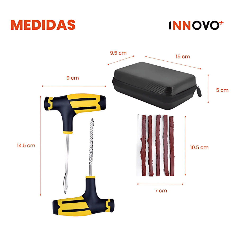 Combo Cargador Iniciador De Batería 12V + Kit De Despinche Llantas Carro Moto img #6