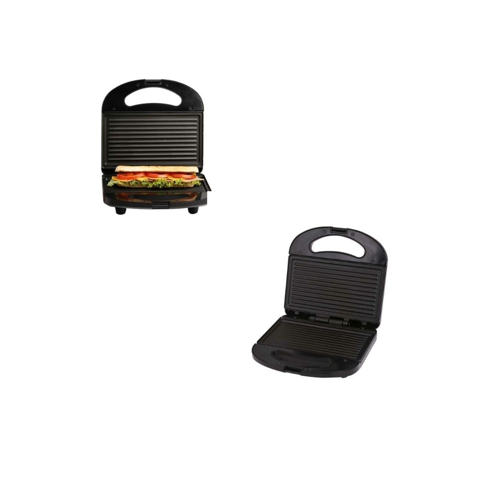 Sanduchera Eléctrica Kalley 760W Antiadherente Parrilla Panini Grill img #4