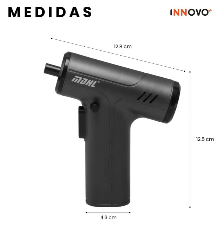 Destornillador Eléctrico 10 En 1 Con Mini Ventilador Portátil Innovo 4 Velocidades img #4