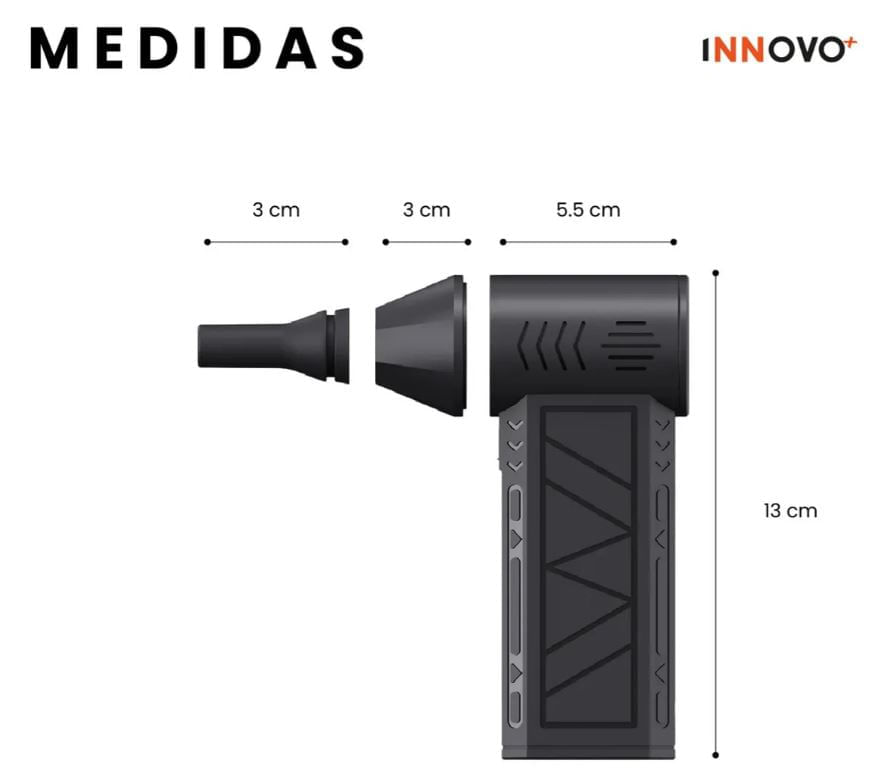 Destornillador Eléctrico 10 En 1 Con Mini Ventilador Portátil Innovo 4 Velocidades img #5