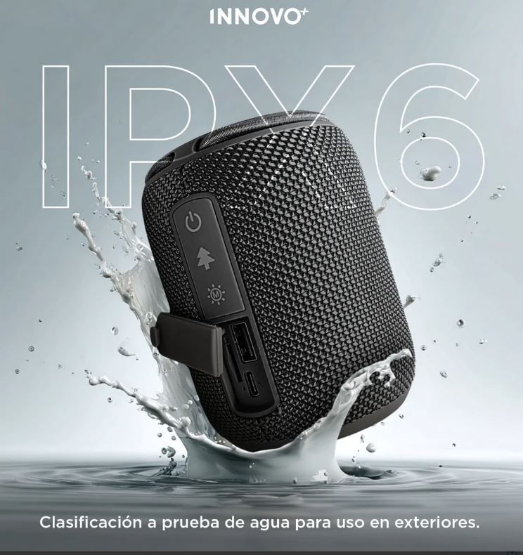 Parlante Bluetooth G-tide Sv30 10w Bass Ipx6 Tws Rgb 5h Batería img #3