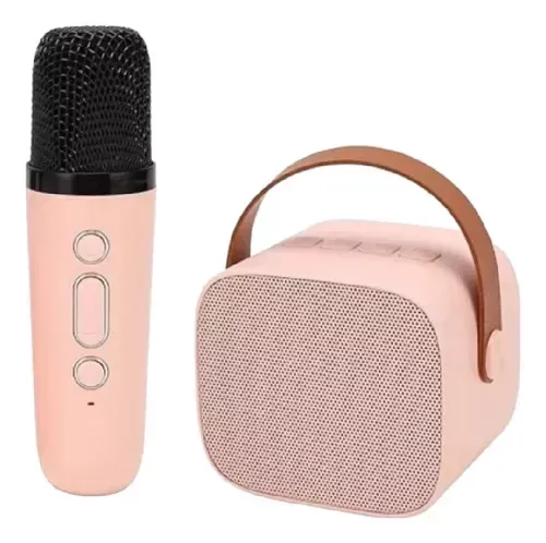 Parlante Karaoke Kids Bluetooth Recargable Voz Magica Pink img #1