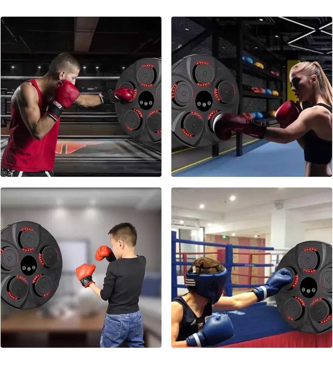 Máquina De Boxeo Musical Inteligente Con Guantes Deporte img #3