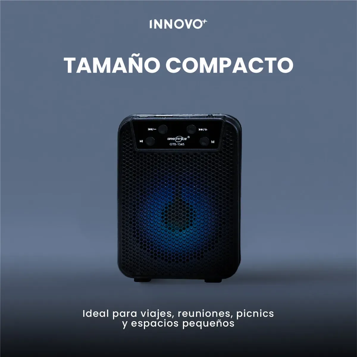 Parlante Bluetooth Portátil 3 Gts-1345 Mini Bocina Recargable img #3