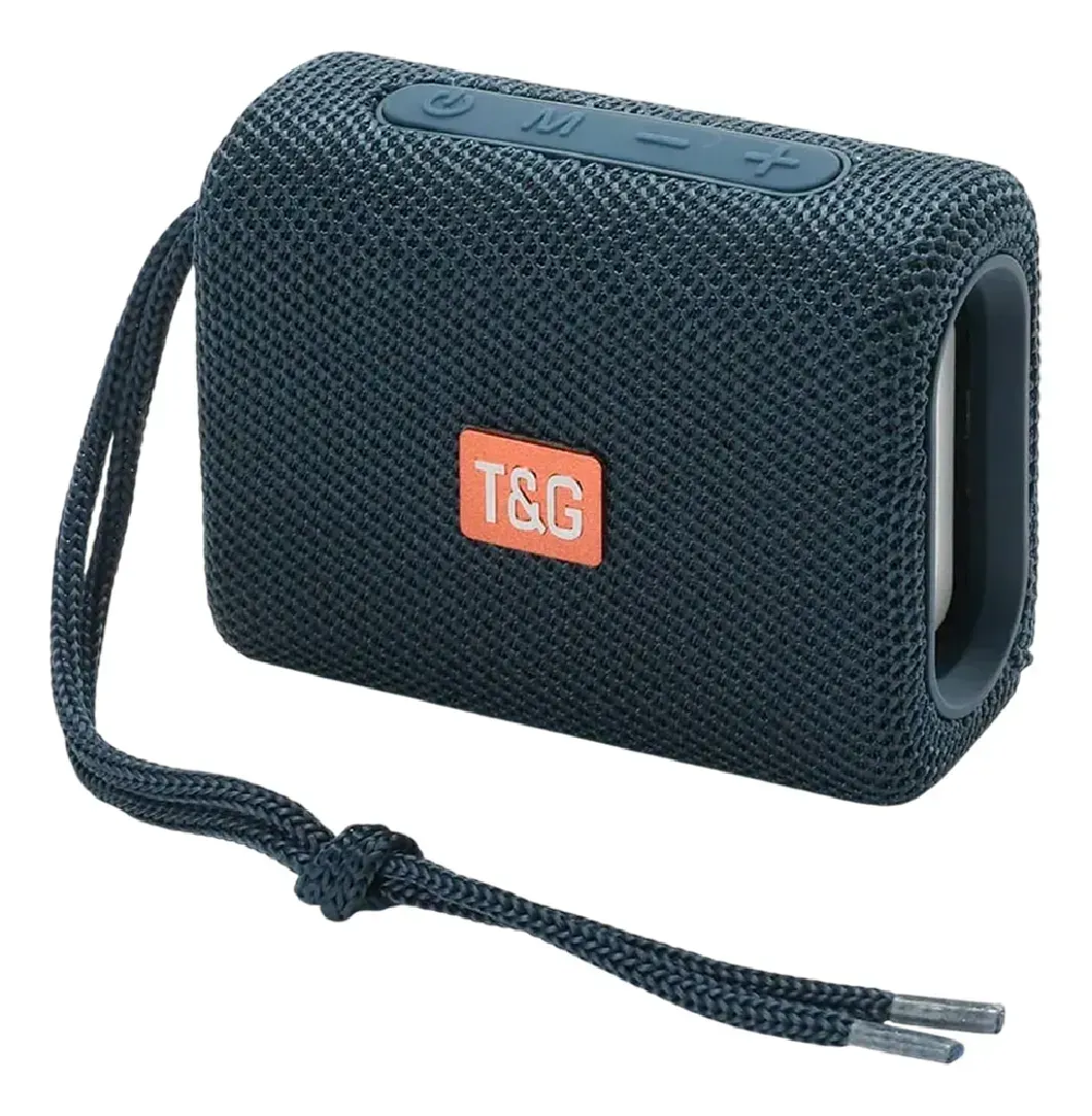 Parlante Bluetooth T&amp;g Tg-313 Inalámbrico Portátil Tws Azul Azul img #1