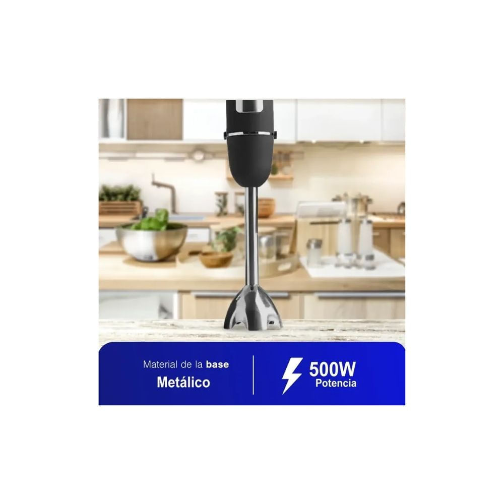 Batidora De Mano Kalley 500W – 5 Velocidades Picatodo img #6