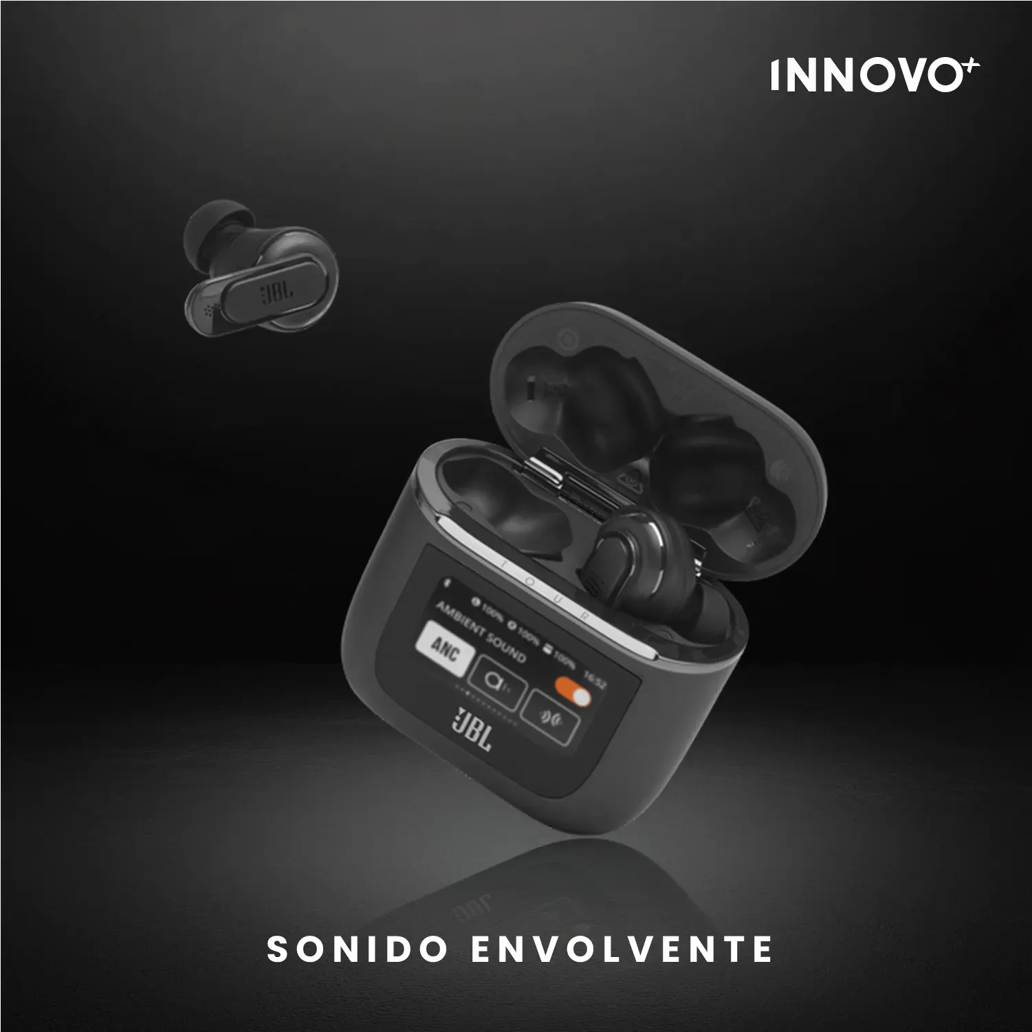 Audífonos Pro 2 Calidad Con Pantalla Táctil Negro Full Sound img #6