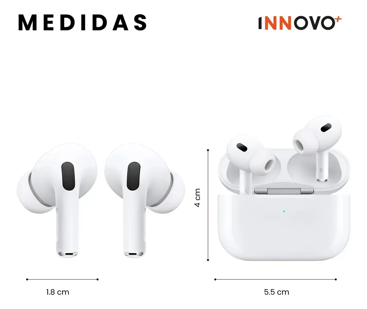 Audífonos Pro 2 Inalámbricos Bluetooth Con Cancelación Activa De Ruido img #3