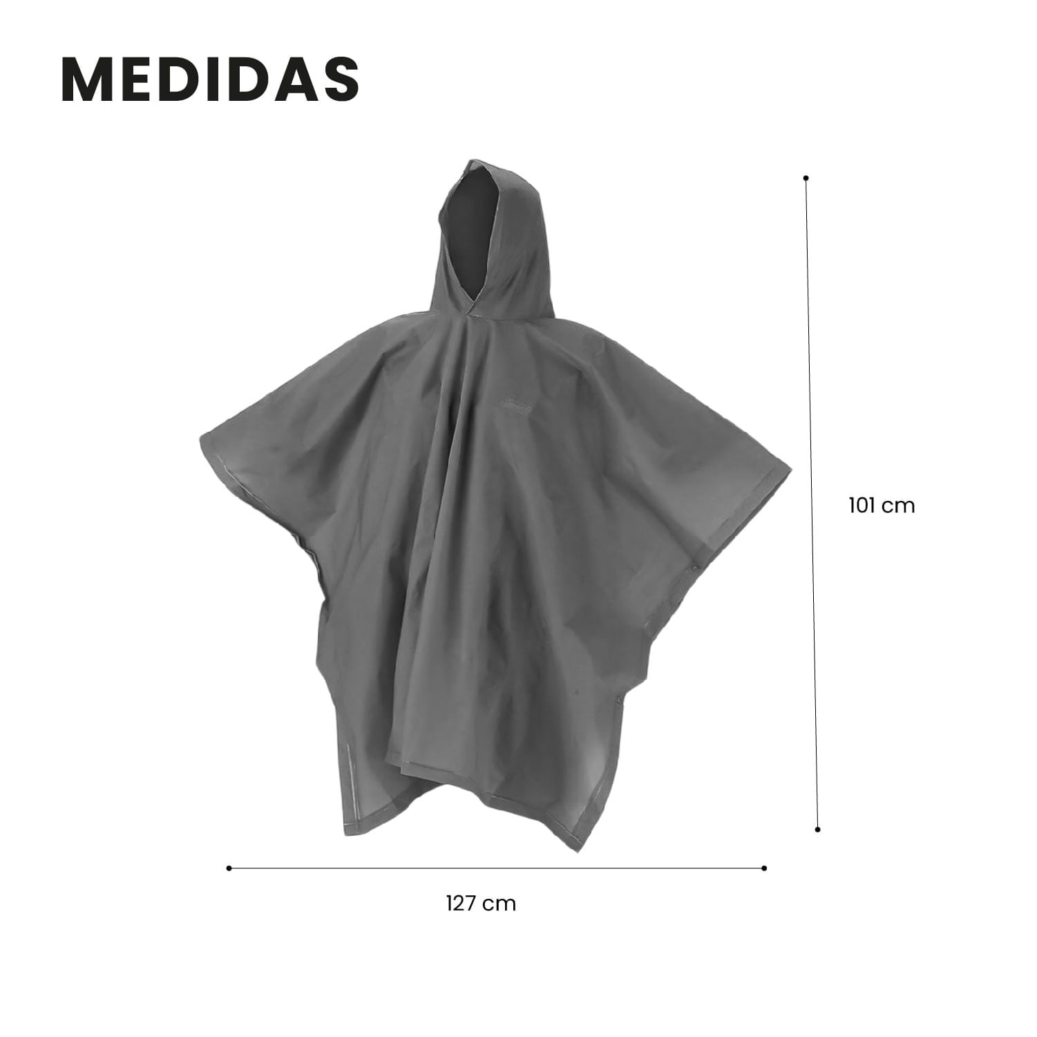 Poncho Capa Impermeable Unisex Termosellado Sin Costuras Premium img #2