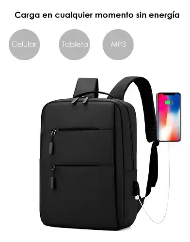 Maleta Morral Para Pc 4 Compartimientos Puerto Usb img #5