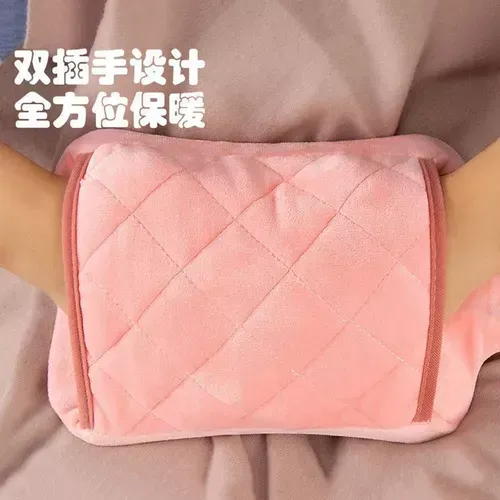 Combo Bolsa Pera De Agua Alivia Cólicos Y Medias Térmicas De Peluche Ovejeras img #5