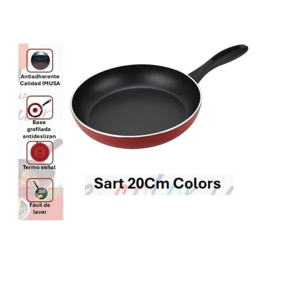 Sartén Imusa Colors 20cm Antiadherente Cocina Fácil y Duradera img #2