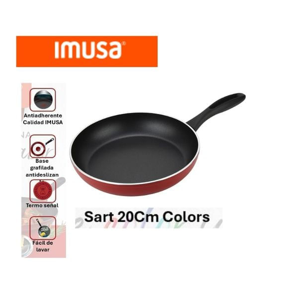 Sartén Imusa Colors 20cm Antiadherente Cocina Fácil y Duradera img #1