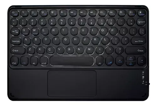 Teclado Pc Mac Tv Bluetooth Touchpad Black Tetra Pak Innovo img #1