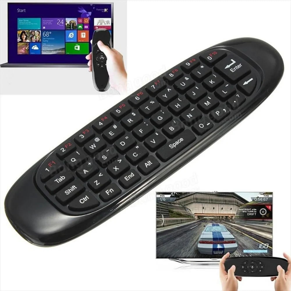 Control Remoto Para Smart Tv Teclado Inalámbrico Receptor Usb Air Mouse Innovo Tech img #4