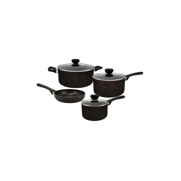 Batería de Cocina IMUSA Antiadherente 7 Piezas con Tapa de Vidrio img #2