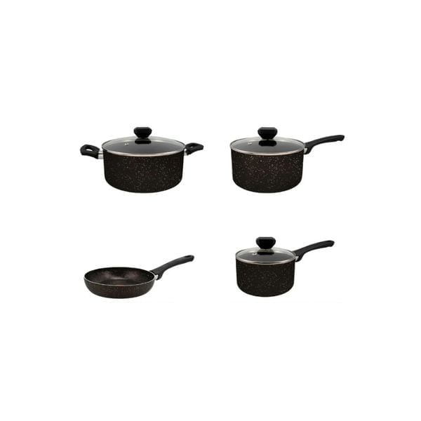 Batería de Cocina IMUSA Antiadherente 7 Piezas con Tapa de Vidrio img #5