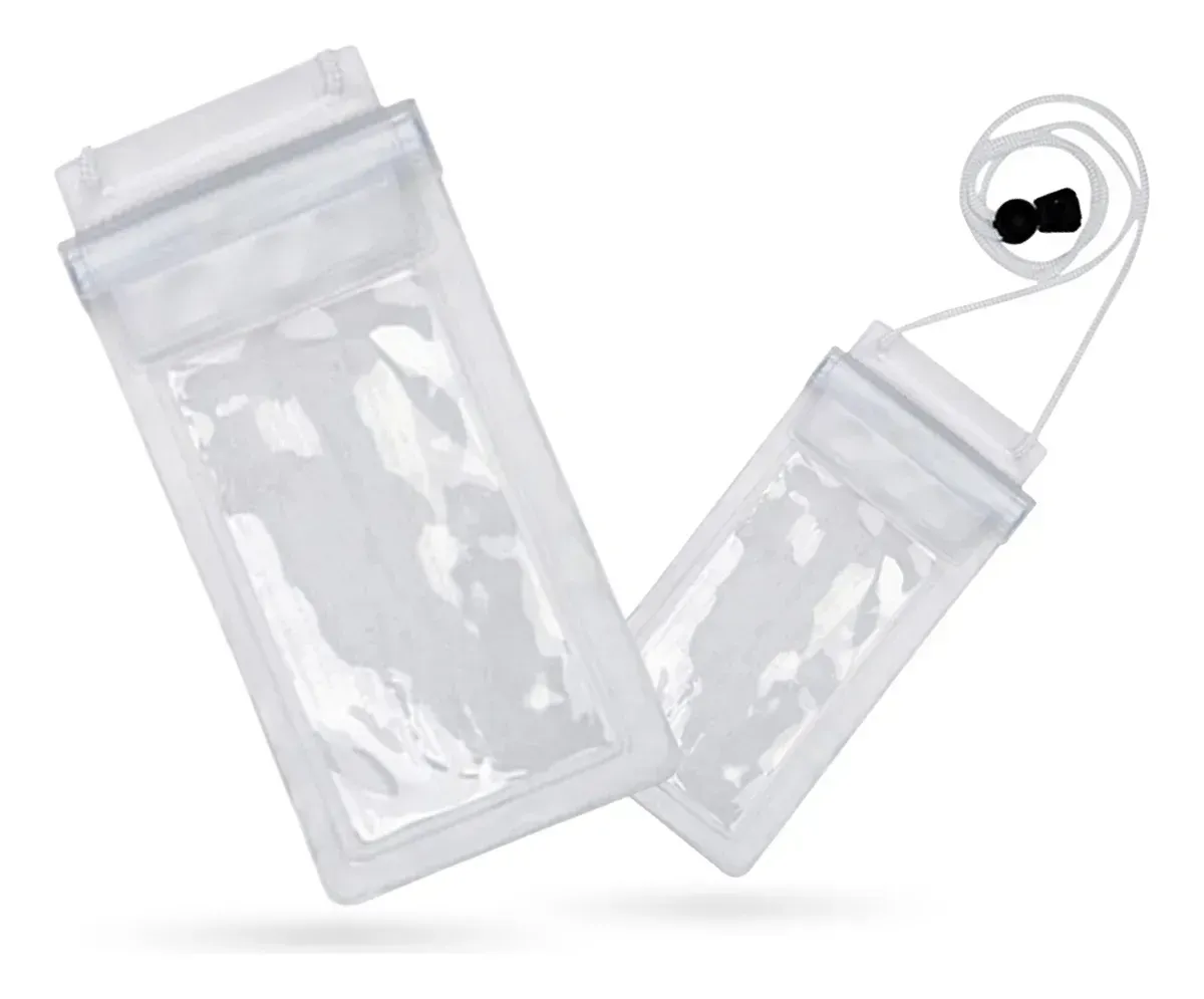 Funda Impermeable Para Celular Táctil Sumergible Cierre Hermético img #3