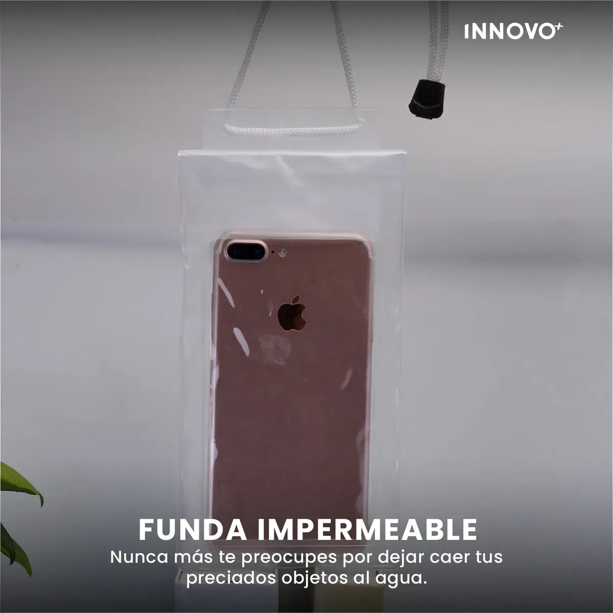 Funda Impermeable Para Celular Táctil Sumergible Cierre Hermético img #5