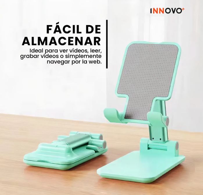Soporte Plegable Celular Y Tablet Ajustable Portátil Escritorio Universal img #3
