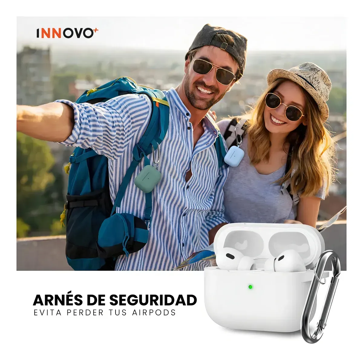 Audífonos Inalámbricos Con Estuche Blanco Pods 2 Generación Bluetooth img #6