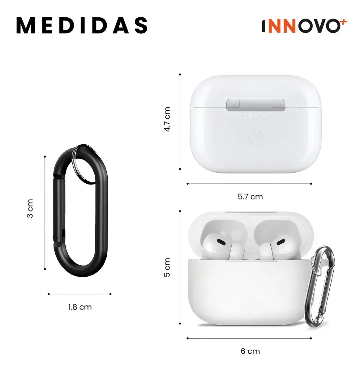 Audífonos Inalámbricos Con Estuche Blanco Pods 2 Generación Bluetooth img #3