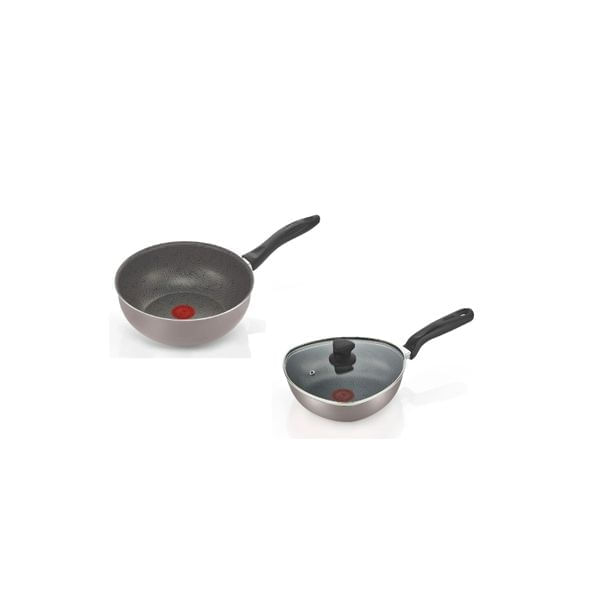 Set Wok y Sartén Antiadherente IMUSA con Tapa de Vidrio 2 Piezas img #5