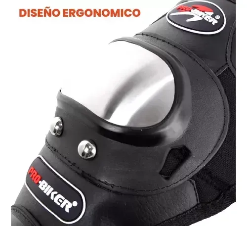 Rodillera Protección Motociclistas Metalica Alta Seguridad img #6