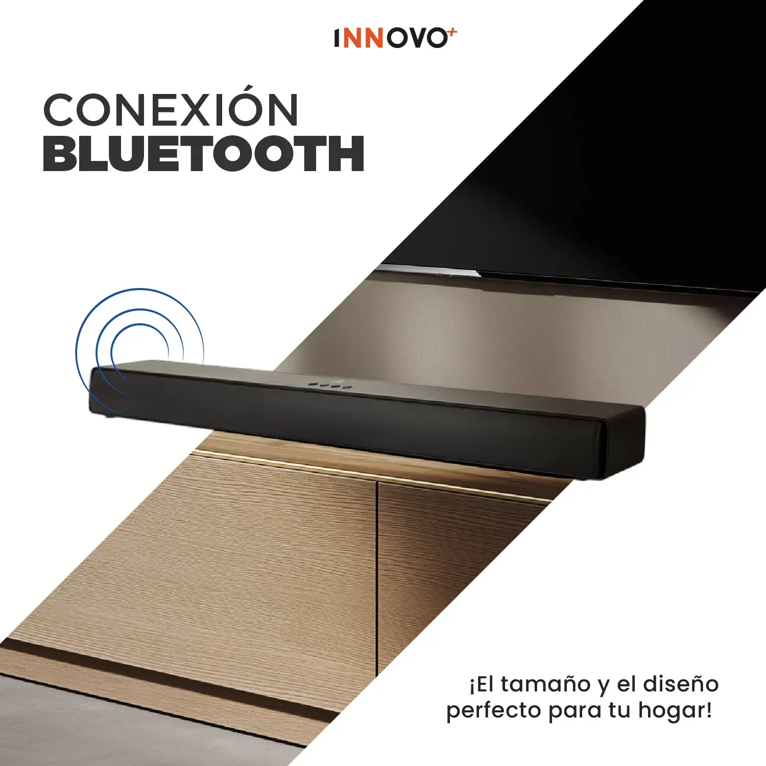 Barra de Sonido Bluetooth 50W Kalley HDMI Óptica con Control img #3