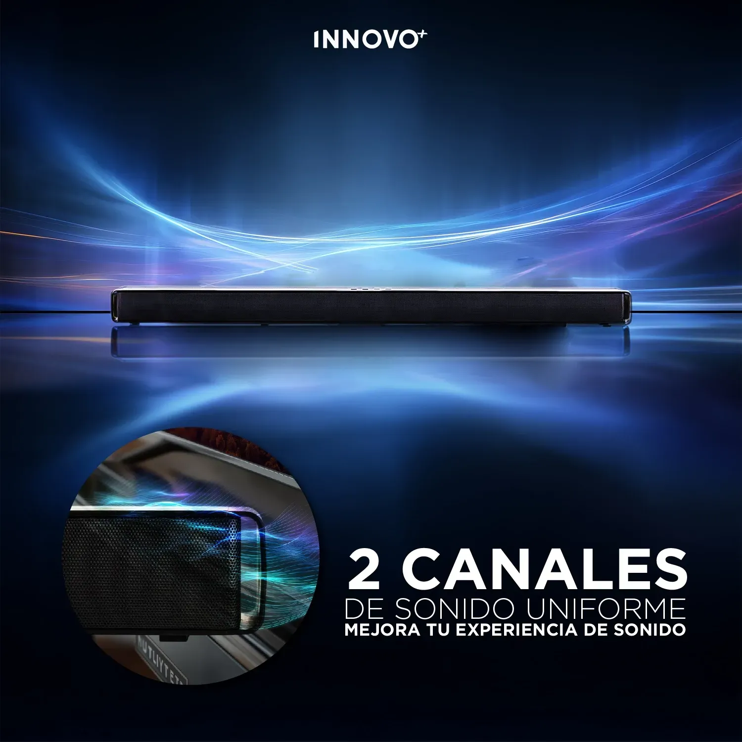 Barra de Sonido Bluetooth 50W Kalley HDMI Óptica con Control img #2