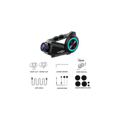 Intercomunicador Moto FreedConn R3 con Cámara Full HD, Bluetooth, Impermeable img #2
