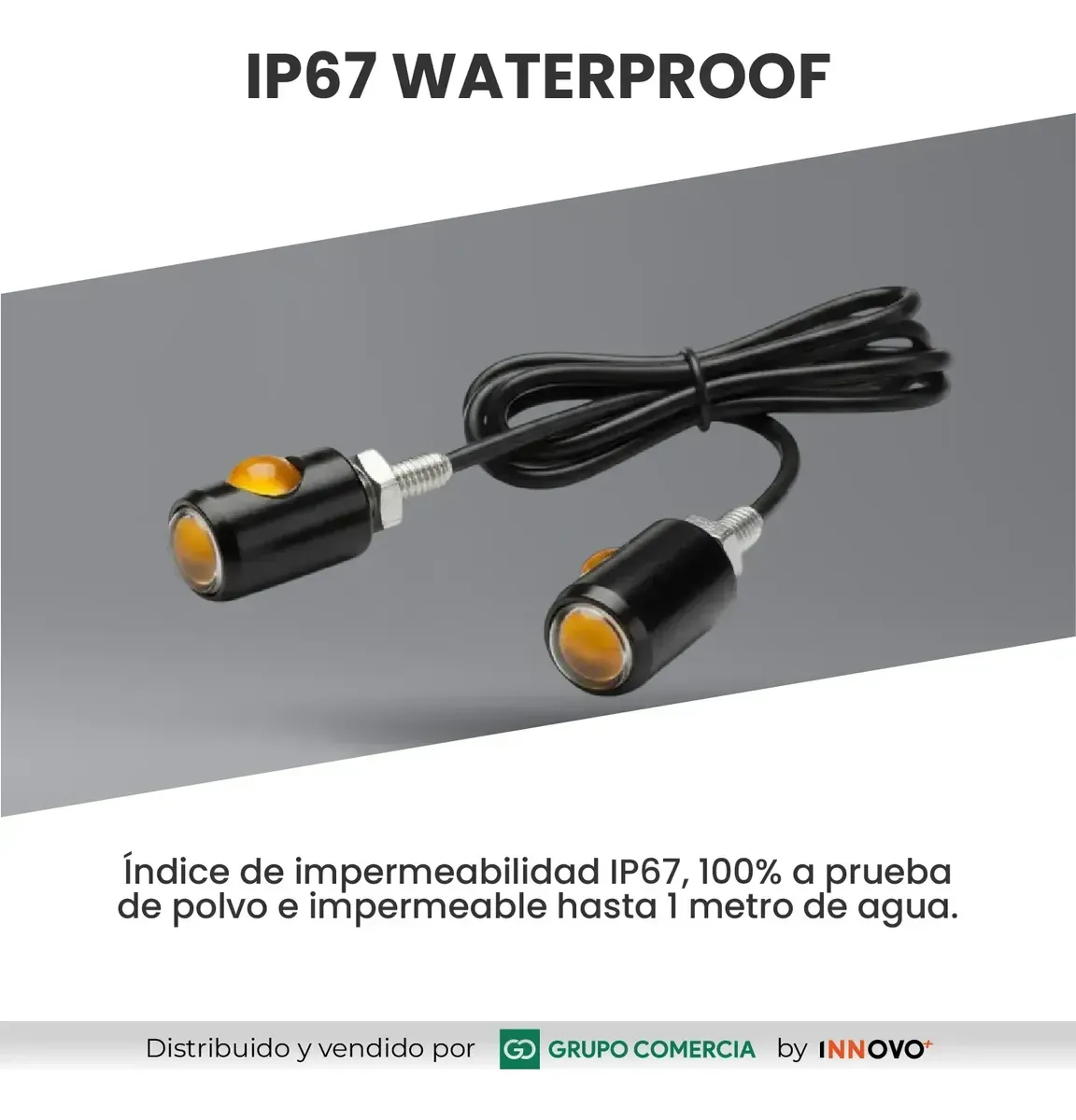 Luces Led Ojo De Águila Mini Direccionales Moto Carro Ip67 img #4