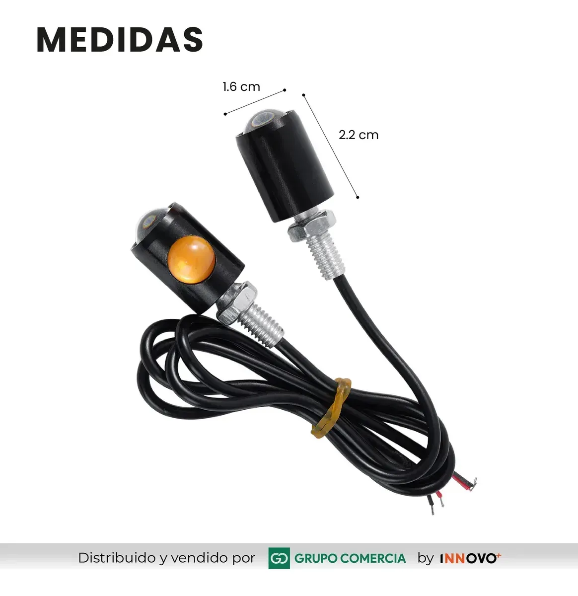 Luces Led Ojo De Águila Mini Direccionales Moto Carro Ip67 img #3