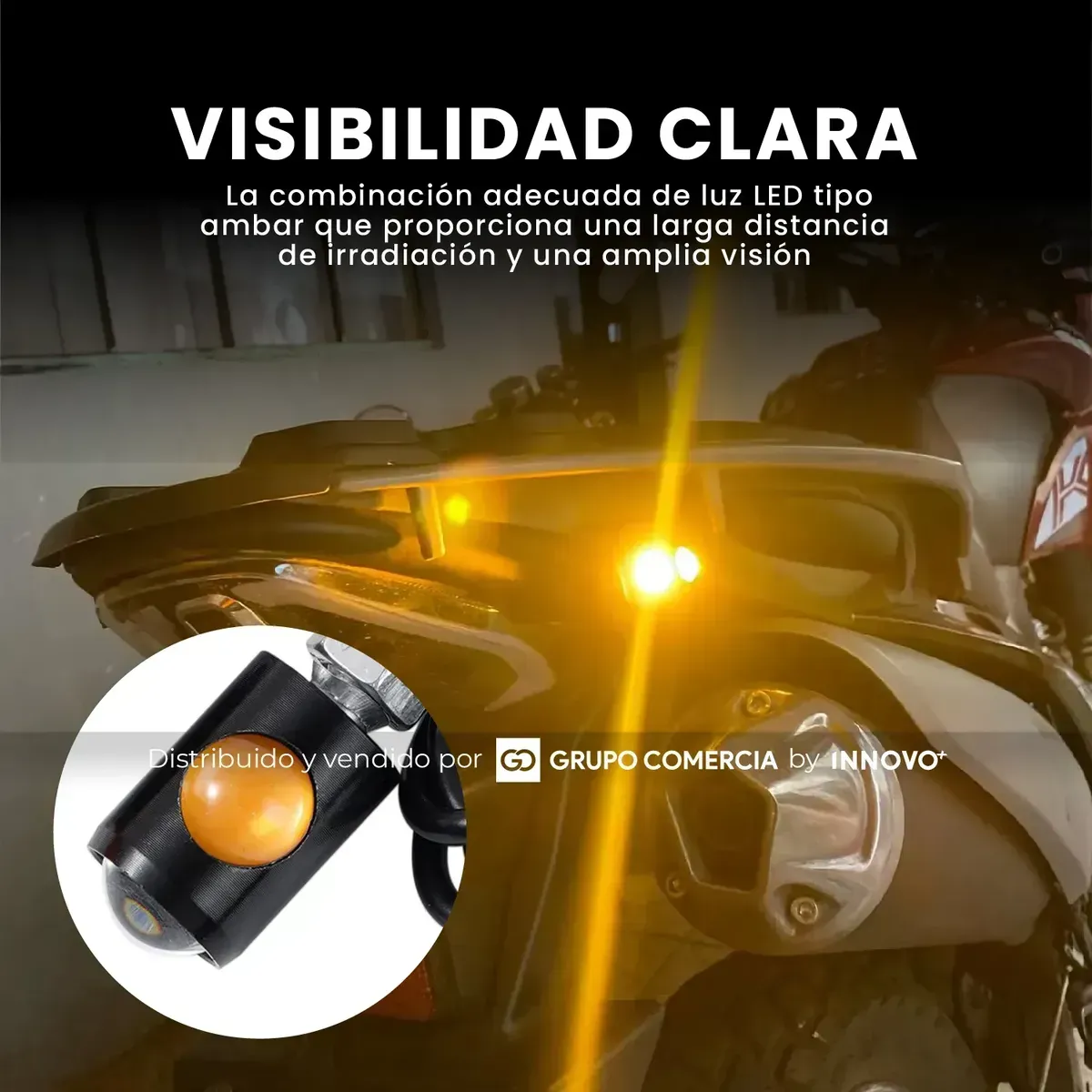 Luces Led Ojo De Águila Mini Direccionales Moto Carro Ip67 img #6