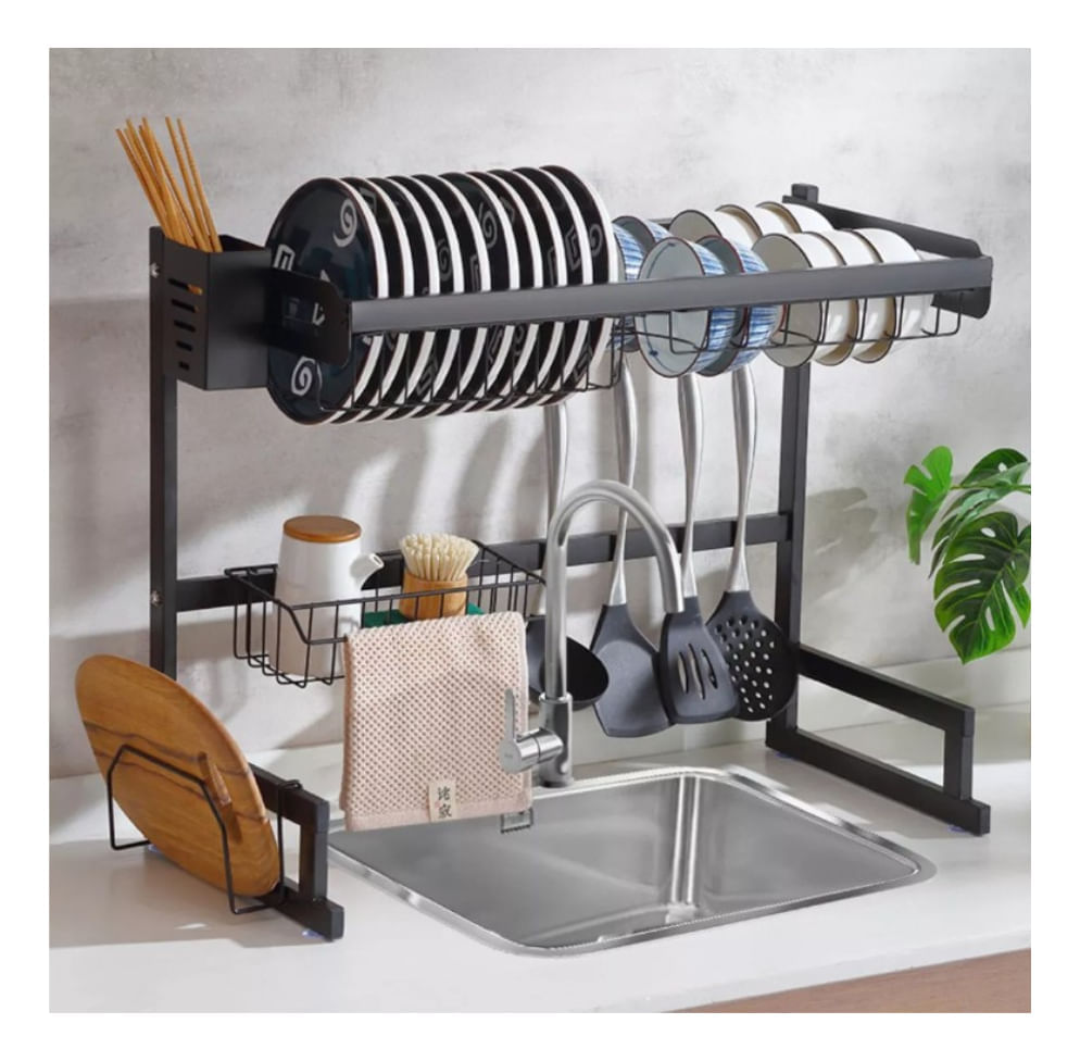 Escurridor De Platos Vasos Cubiertos Dispensador Jabon Home img #3