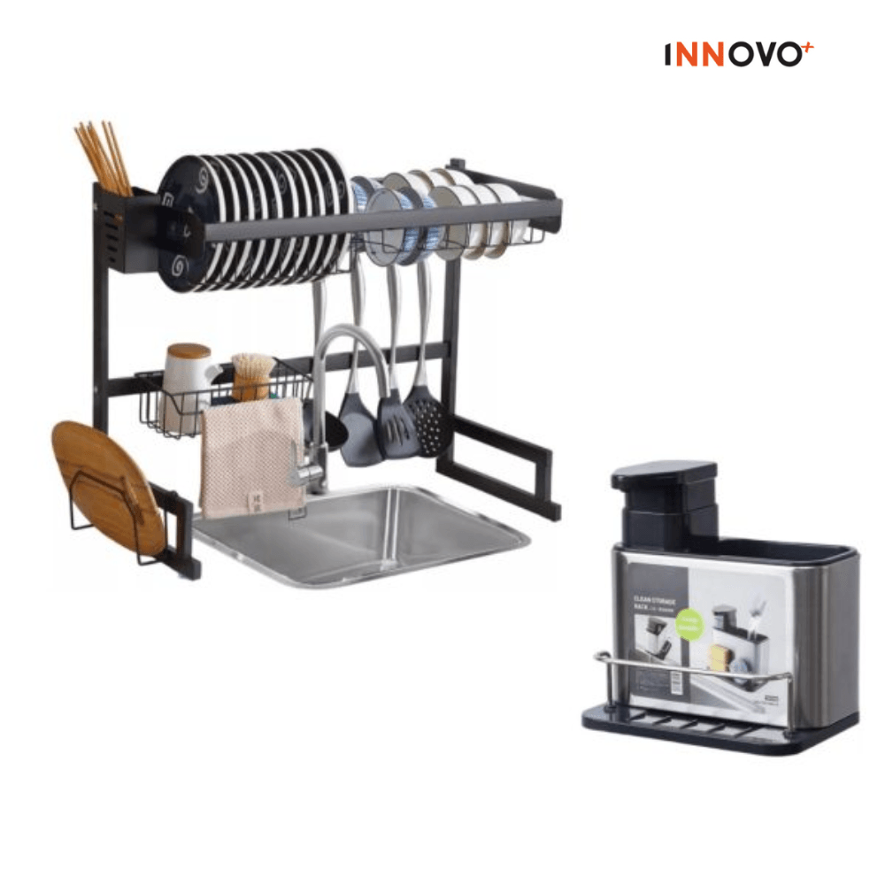 Escurridor De Platos Vasos Cubiertos Dispensador Jabon Home img #1