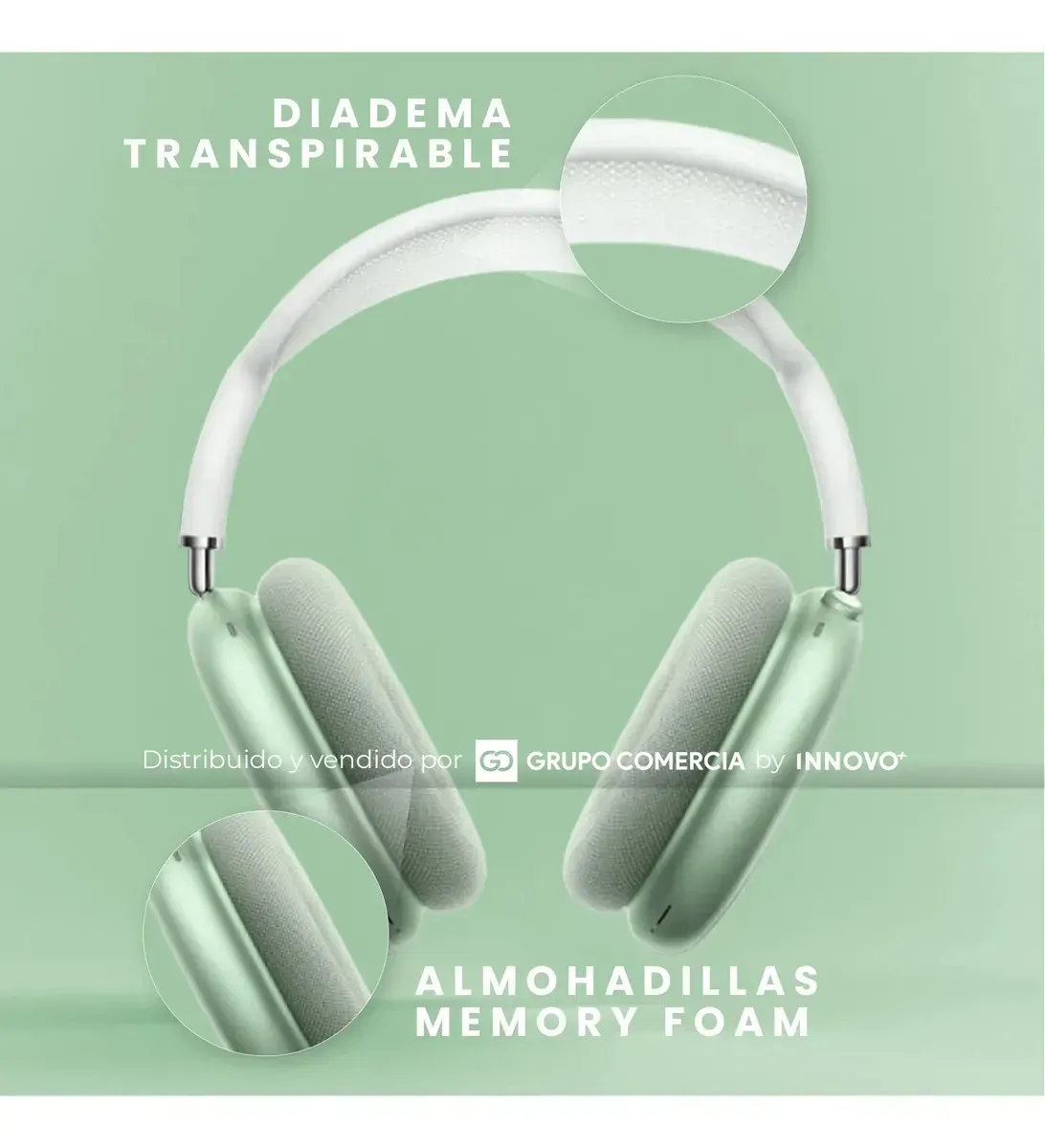 Audífonos Diadema Pods Max Verde - Sonido Hi-fi Verde img #3