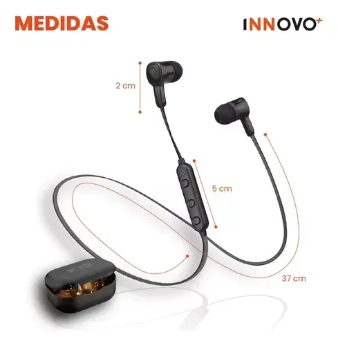 Audifono Bluetooth Deportivo Control Volumen Con Estuche Kin Hifi Sound Hifi Sport img #4