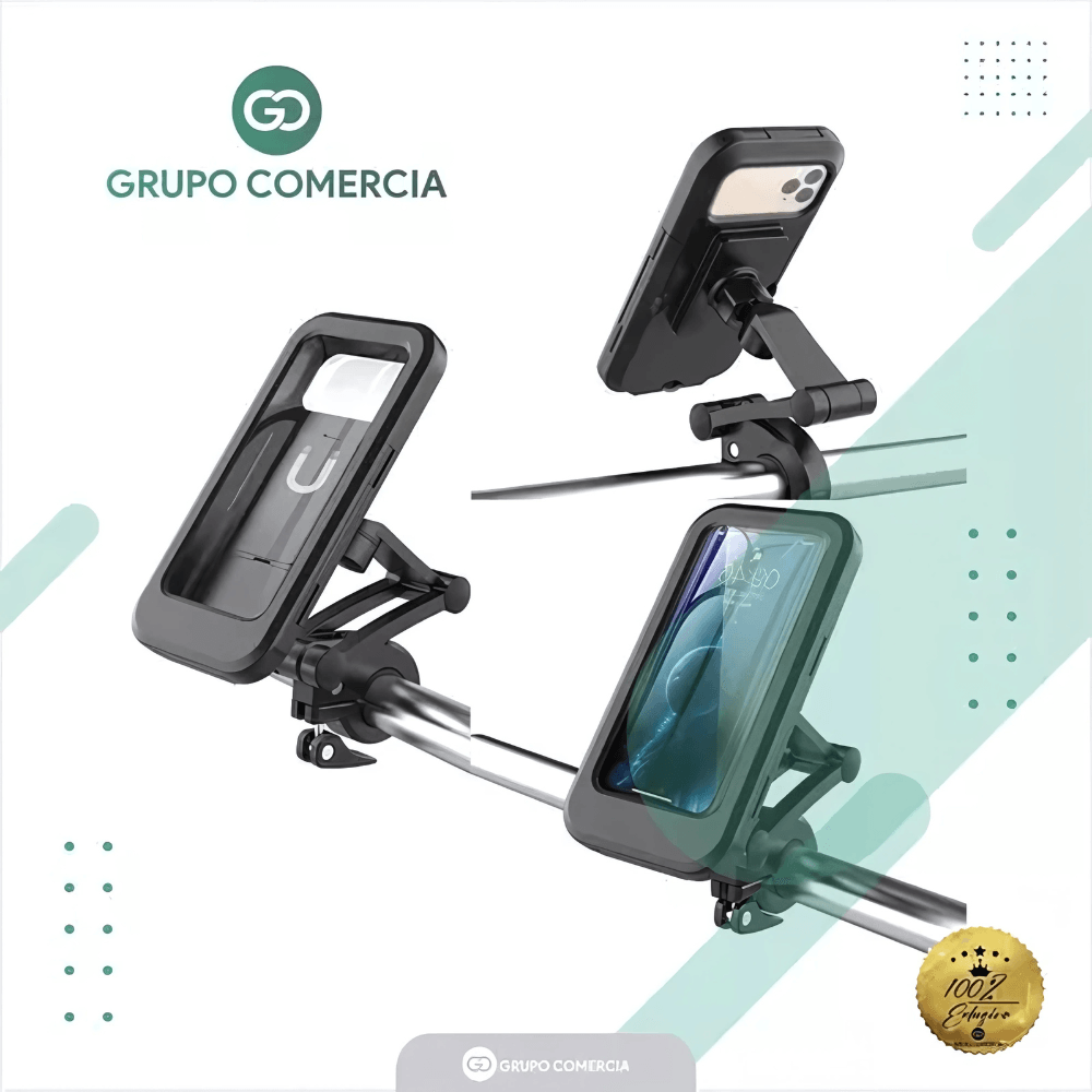 Combo Soporte Holder Para Celular Manubrio Moto + Soporte Cámara Para Casco img #5