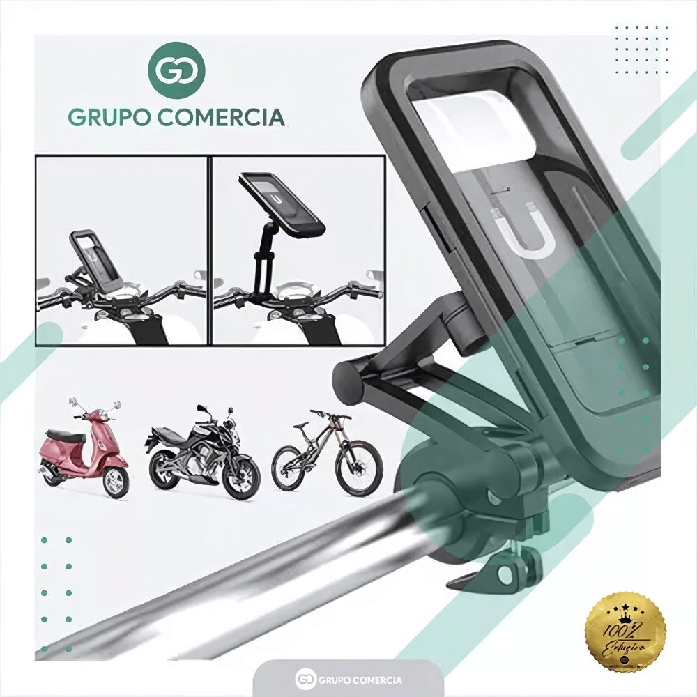 Combo Soporte Holder Para Celular Manubrio Moto + Soporte Cámara Para Casco img #3
