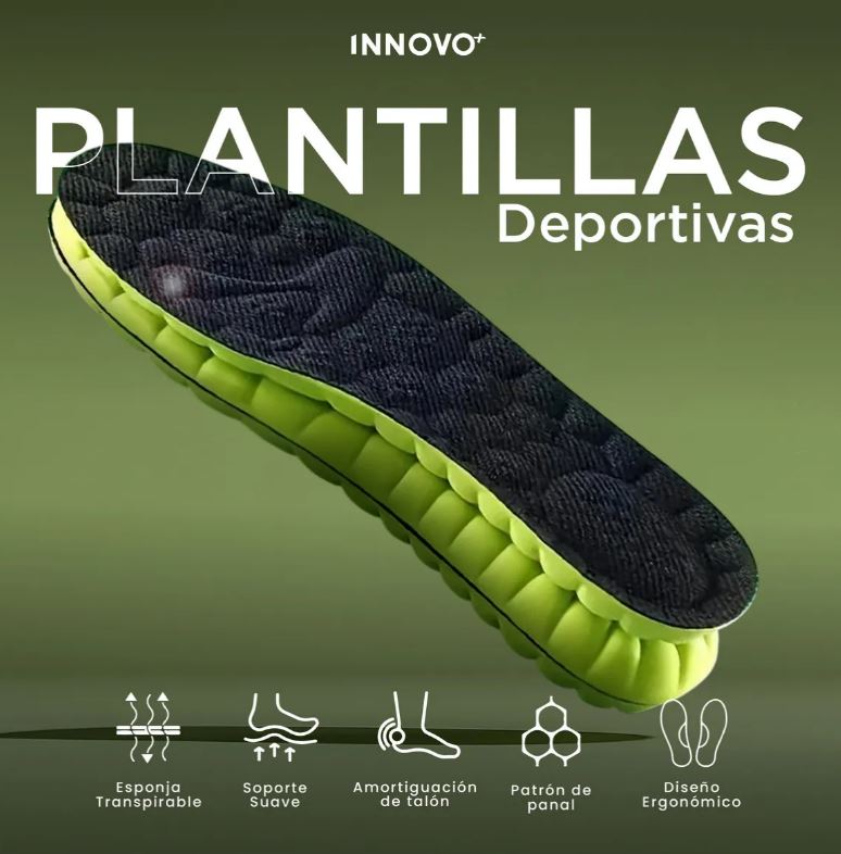 Plantillas Deportivas Antifatiga Amortiguadas Ergonómicas Transpirables img #2